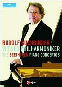 Ludwig van Beethoven. Piano Concertos Nos. 1-5 (2 DVD) - DVD di Ludwig van Beethoven,Rudolf Buchbinder,Wiener Philharmoniker
