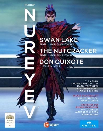 The Nureyev Box: Il lago dei cigni, Lo schiaccianoci, Don Quixote (3 Blu-ray) - Blu-ray di Alexander Ingram