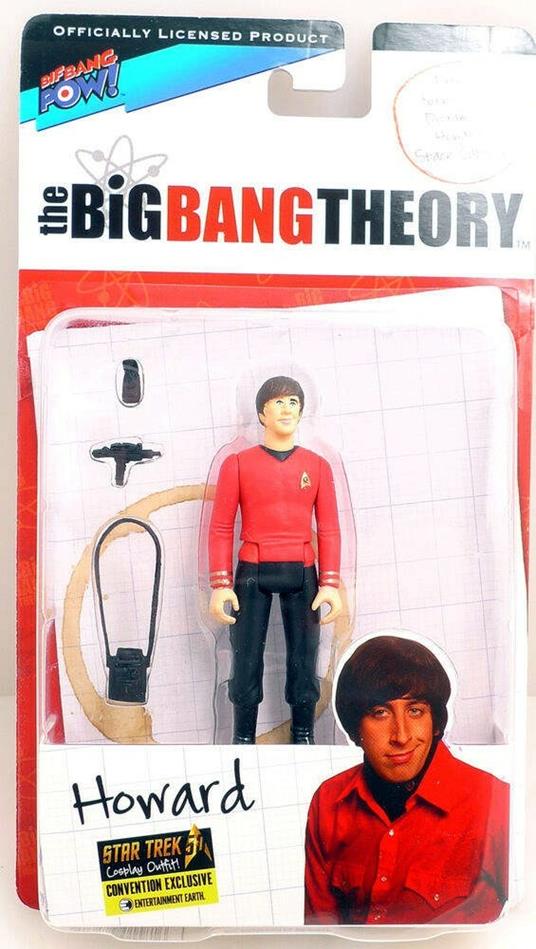 Bif Bang Pow! The Big Bang Theory Mini Figure With Diorama Set Star Trek Howard New - 3