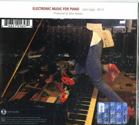 John Cage. Electronic Music for Piano (feat. Thurston Moore, David Toop, & Jon Leidecker) - CD Audio di Tania Chen - 2