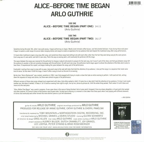Alice-Before Time Began - Vinile LP di Arlo Guthrie - 2