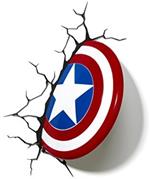 Marvel 3D LED Light Captain America Shield 3Dlight