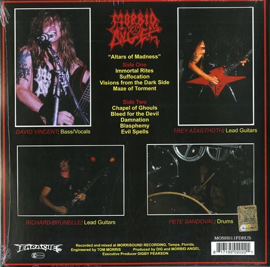 Altars of Madness - Vinile LP di Morbid Angel - 2