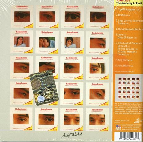 The Academy In Peril - CD Audio di John Cale - 2