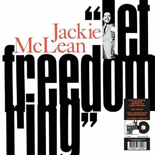 Let Freedom Ring - CD Audio di Jackie McLean