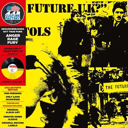 No Future U.K.? (Ltd. Yellow-Black Vinyl) - Vinile LP di Sex Pistols