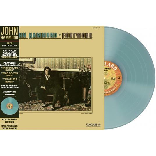 Footwork (Limited Blue-Green Vinyl) - Vinile LP di John Hammond