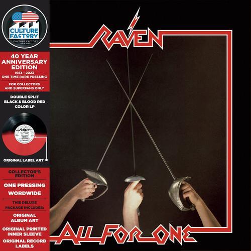 All For One (Ltd. Half Black-Half Red Vinyl) - Vinile LP di Raven