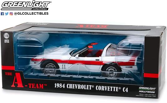 GreenLight 1984 Chevrolet Corvette C4 -The A-Team 1:18 - 2