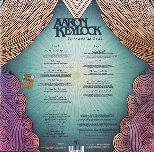 Cut Against the Grain (180 gr. + Mp3 Download) - Vinile LP di Aaron Keylock - 2