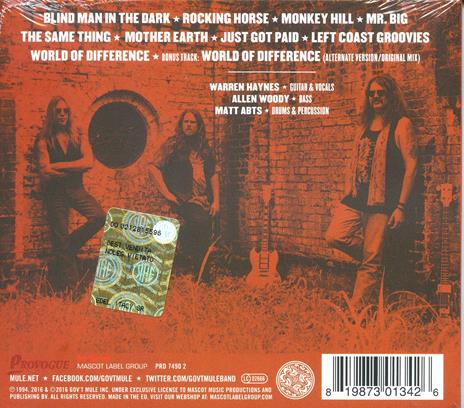 The Tel-Star Sessions - CD Audio di Gov't Mule - 2