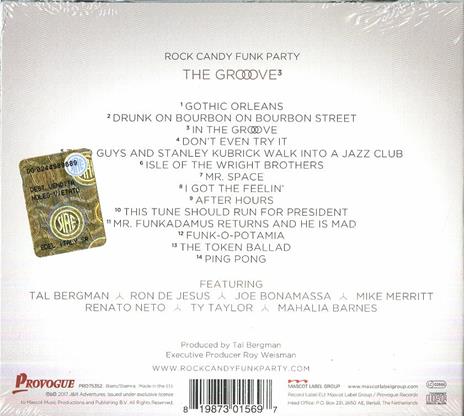 The Groove Cubed - CD Audio di Rock Candy Funk Party - 2