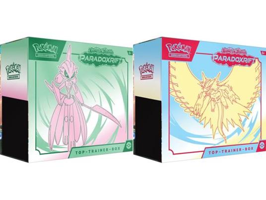 Pokémon KP04 Paradoxrift Top Trainer Box Vers. Tedesca Carte da Collezione