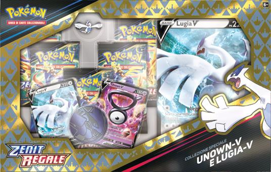 Pokemon Collezione Speciale Unknown-V & Lugia-V Zenit Regale - Pokemon  Company - Bustine - Giocattoli