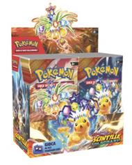 Pokemon GCC, Scarlatto e Violetto, Scintille Folgoranti,Box da 36 bustine initaliano,The Pokemon Company,Eta 6+