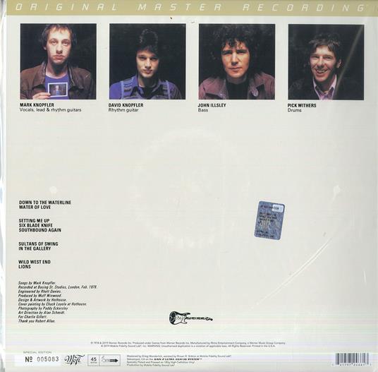 Dire Straits (Limited Edition - Dire Straits Numbered 45rpm) - Vinile LP di Dire Straits - 2
