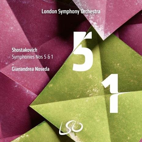 Sinfonie n.5, n.1 - SuperAudio CD di Dmitri Shostakovich,Gianandrea Noseda