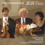 Jeux per violino e orchestra - CD Audio di Vytautas Barkauskas