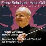Kindred Spirits. Sinfonia n.8 / Sinfonia n.2 - CD Audio di Franz Schubert,Hans Gal,Thomas Zehetmair,Northern Sinfonia