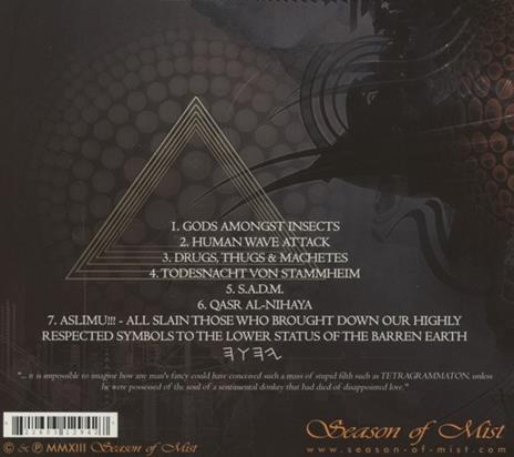 Tetragrammaton - CD Audio di Monolith Deathcult - 2