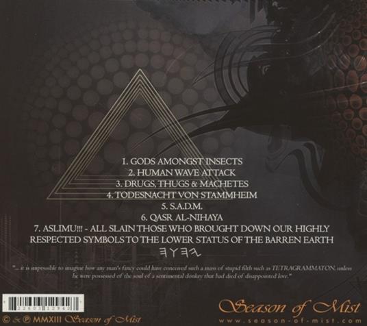 Tetragrammaton - CD Audio di Monolith Deathcult - 2