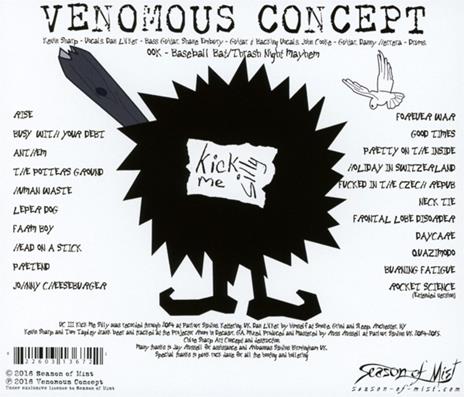 Kick Me Silly. VC III - CD Audio di Venomous Concept - 2