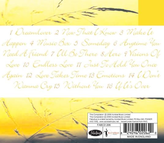 Instrumental Mariah Carey - CD Audio - 2