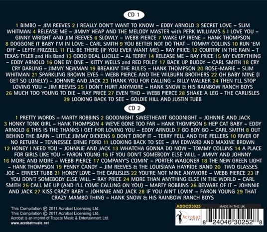 Greatest Country 1954 - CD Audio - 2