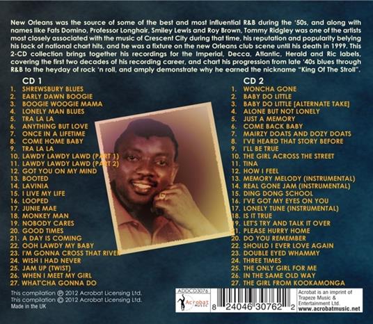 The Tommy Ridgley Collection 1949-61 - CD Audio di Tommy Ridgley - 2