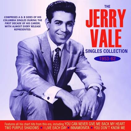 The Jerry Vale Singles Collection 1953-62 - CD Audio di Jerry Vale