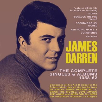 The Complete Singles & Albums 1958-62 - CD Audio di James Darren