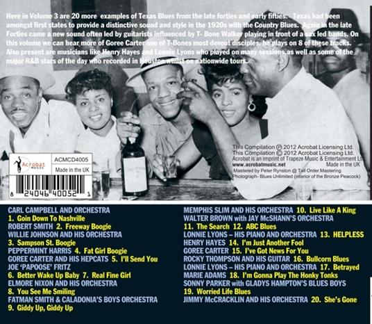 Texas Blues vol.3 - CD Audio - 2