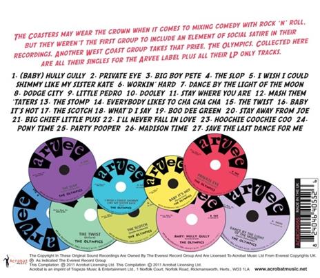 Arvee Singles Plus - CD Audio di Olympics - 2