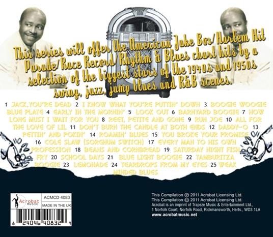 Jukebox Hits vol.2 1947-1951 - CD Audio di Louis Jordan,Tympani Five - 2