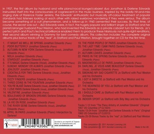 The Complete Original Albums - CD Audio di Jonathan Edwards,Darlene Edwards - 2