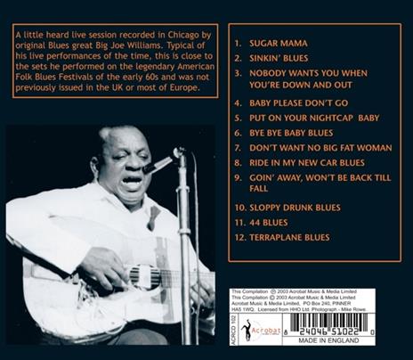 Chicago 63 - CD Audio di Big Joe Williams - 2