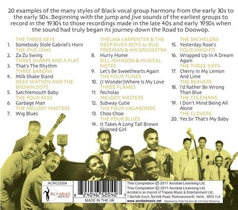 Hot Harmony Groups vol.1 - CD Audio - 2