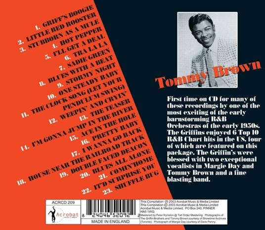 Blues With A Beat - CD Audio di Griffin Brothers - 2