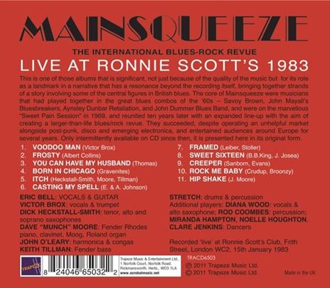 International - CD Audio di Mainsqueeze - 2