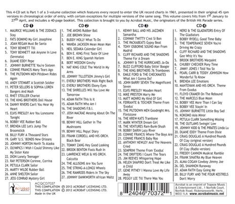 1961 British Hitparade 1 - CD Audio - 2