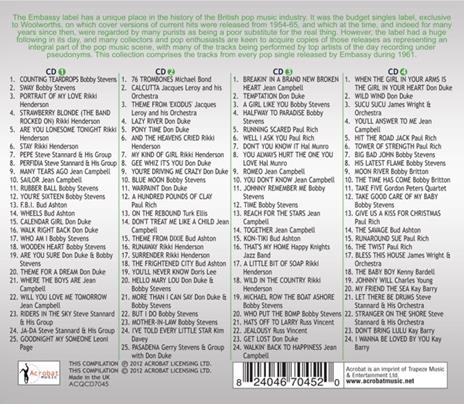 Embassy British Hit - CD Audio - 2