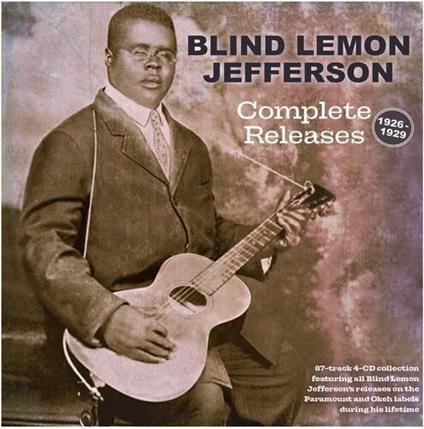 Complete Releases 1926-29 - CD Audio di Blind Lemon Jefferson