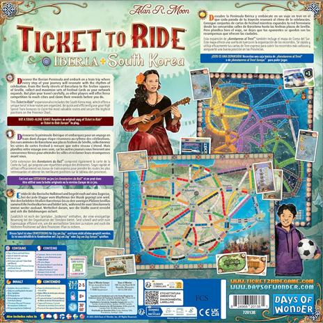 Ticket to Ride Iberia + South Korea. Gioco da tavolo - 3
