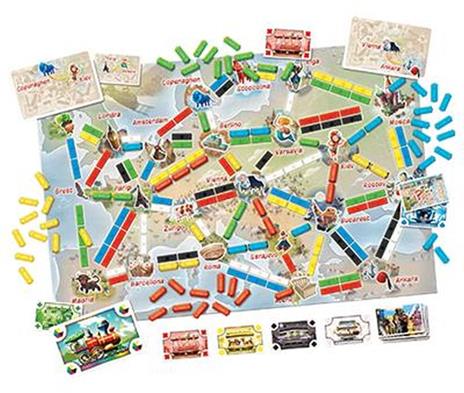 Ticket to Ride: Primo Viaggio. Base - ITA. Gioco da tavolo - 3