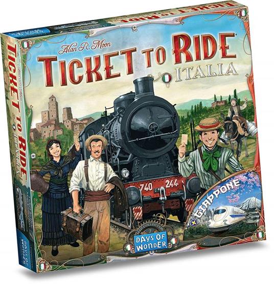 Ticket to Ride - Italia + Giappone. Esp. - ITA. Gioco da tavolo - 2