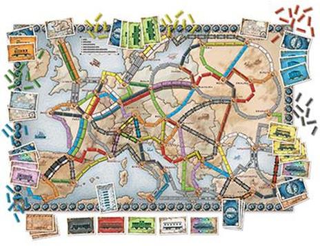 Ticket to Ride Europa. Base - ITA. Gioco da tavolo - 3