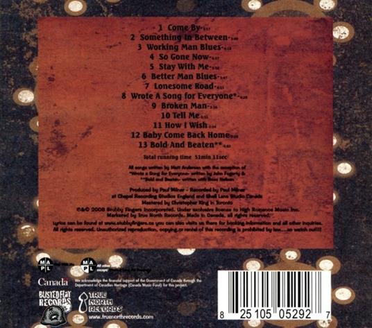 Something in Between - CD Audio di Matt Andersen - 2