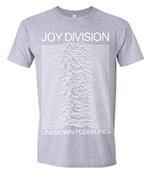 T-Shirt Unisex Joy Division. Unknown Pleasures (Grey)