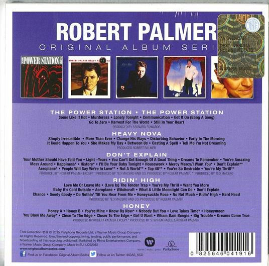 Original Album Series - CD Audio di Robert Palmer - 2