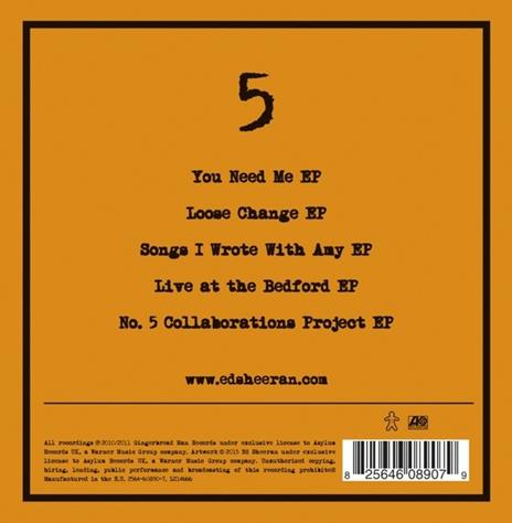 5 - CD Audio di Ed Sheeran - 2